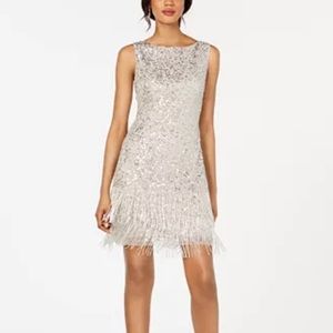 Adrianna Papell
Beaded Fringe Short Dress